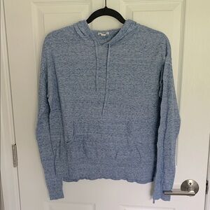 Gap blue heathered blue hoodie sweatshirt size medium